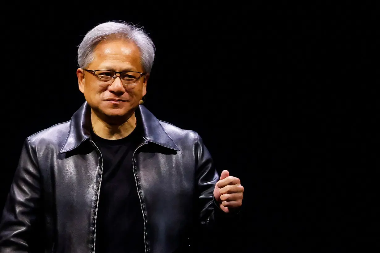 Nvidia Corp CEO Jensen Huang speaks at the COMPUTEX forum in Taipei