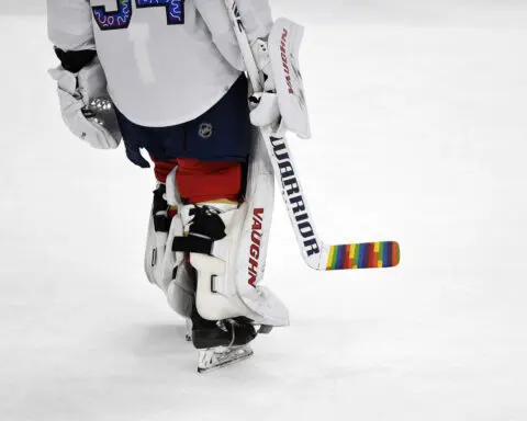 NHL rescinds ban on rainbow-colored Pride tape, allowing players to use it on the ice this season