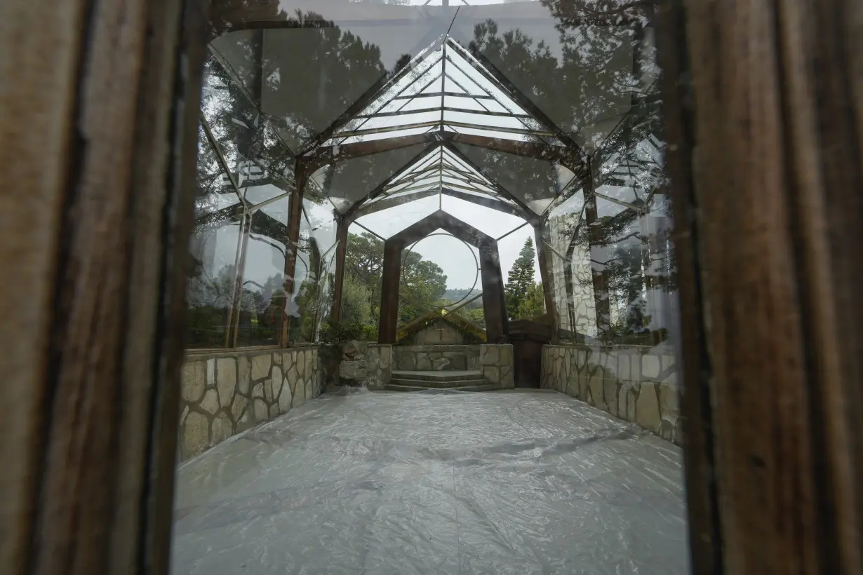 Landslide forces closure of iconic Southern California chapel designed by Frank Lloyd Wright's son