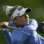 Nelly Korda shoots 69 to put herself in position for a record-setting 6th straight win on LPGA Tour