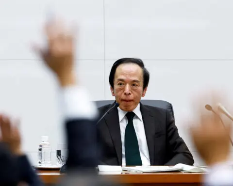 BOJ's Ueda sticks to economic recovery view, keeps alive rate hike chance