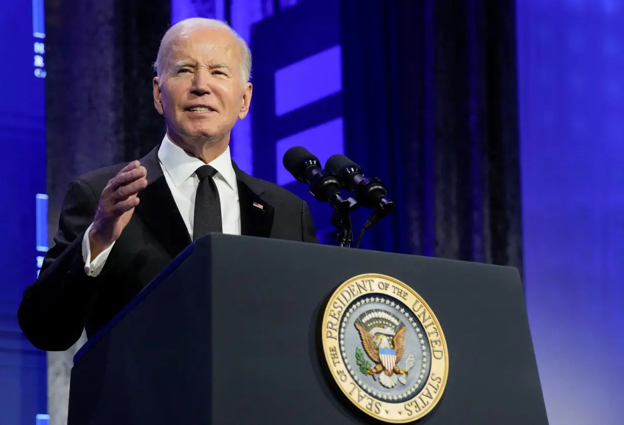 U.S. President Biden attends a dinner hosted by the Human Rights Campaign at the Washington Convention Center in Washington