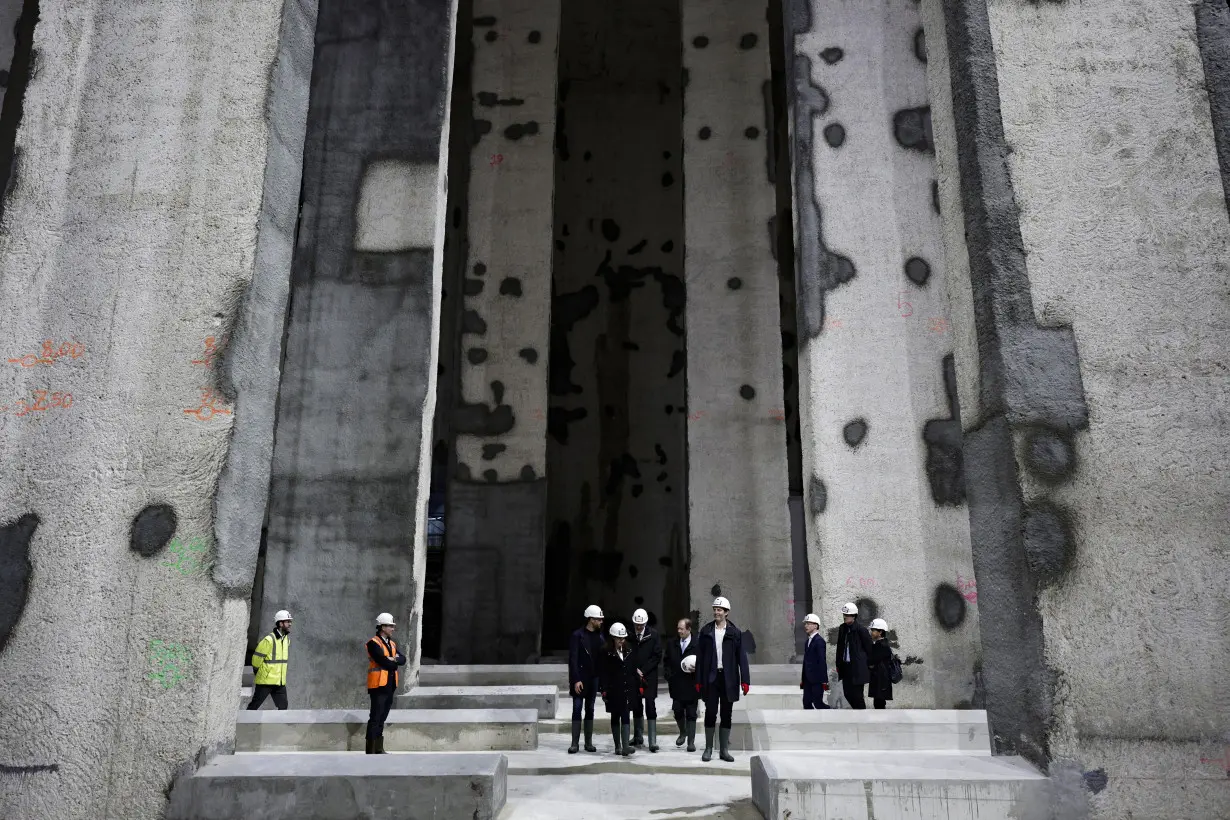 Paris inaugurates giant water storage basin to clean up the River Seine for Olympic swimming