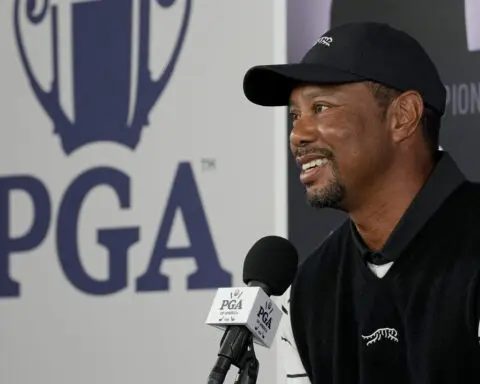 Tiger Woods is still deciding whether he has time to be Ryder Cup captain