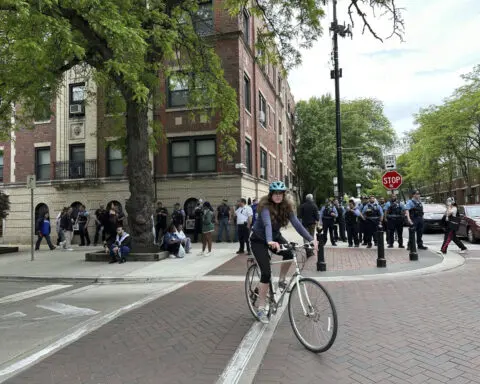 Police dismantle pro-Palestinian encampment at DePaul University in Chicago