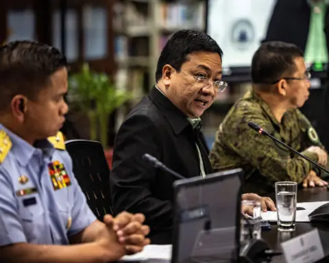 Philippines urges China to allow scrutiny of disputed South China Sea shoal