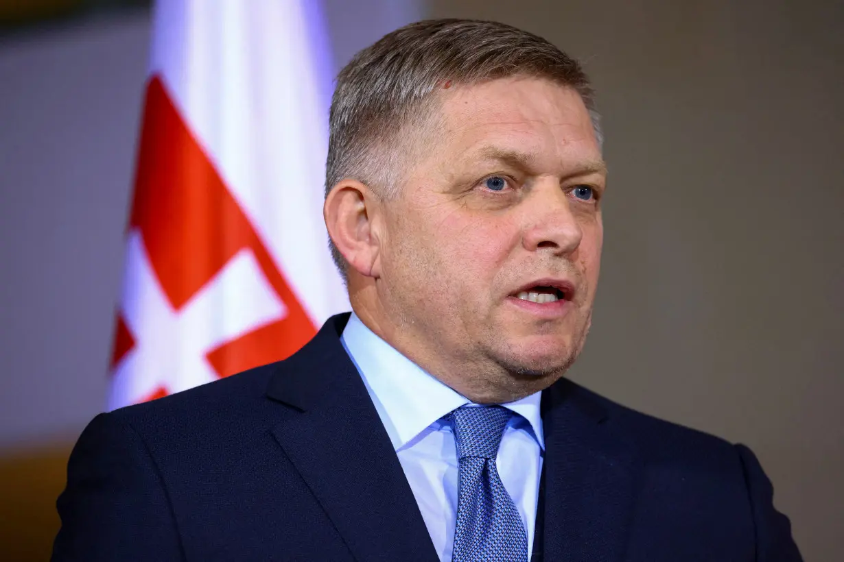 FILE PHOTO: Slovak PM Robert Fico visits Berlin