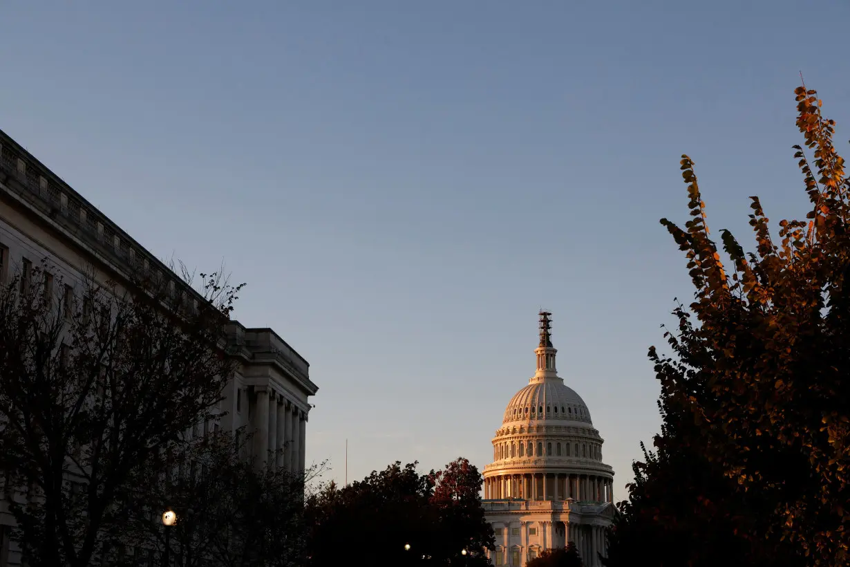 U.S. House Republicans arrive for a candidates forum for their next House Speaker nominee on Capitol Hill in Washington