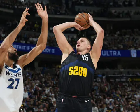 Jokic scores 40, Nuggets shut down Edwards in 112-97 win over Wolves for a 3-2 series lead