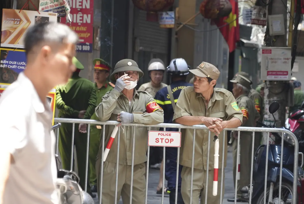 Vietnam Hanoi Fire