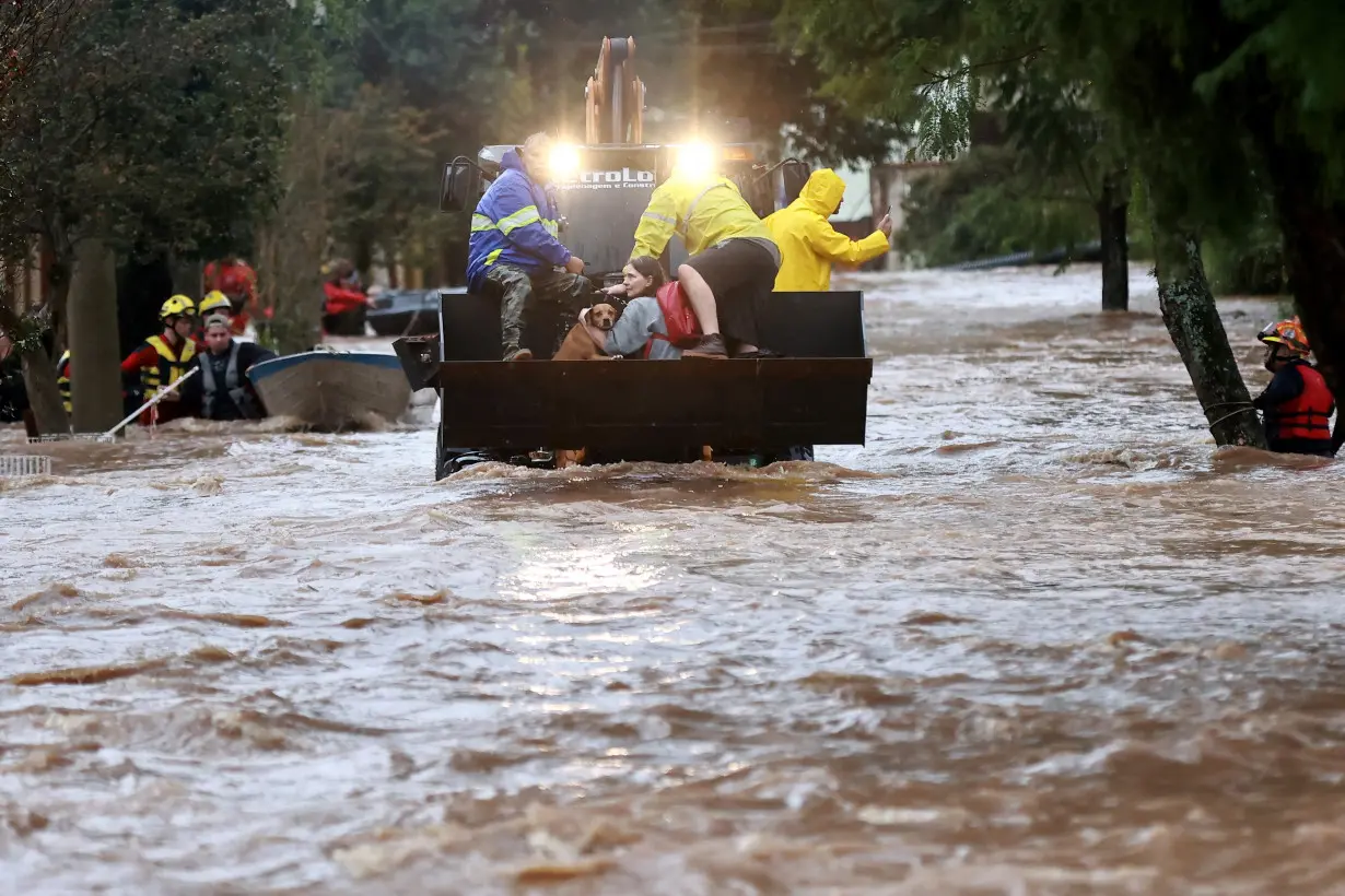 Flooding due to heavy rains in Rio Grande do Sul