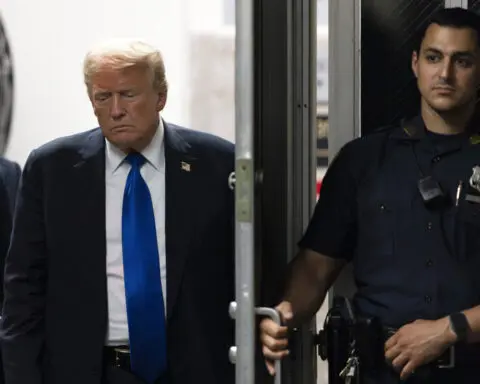 Trump Media shares swing wildly and then tumble a day after former president was convicted
