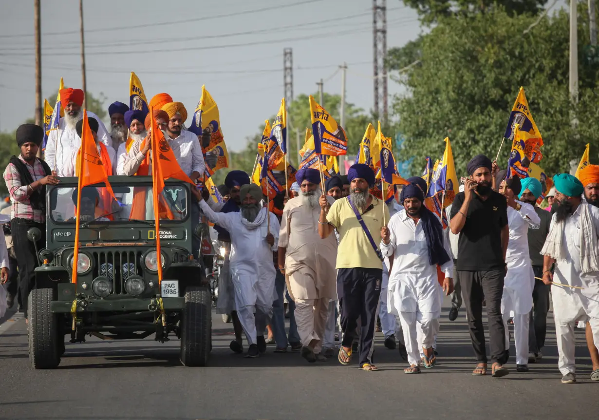 Election campaign for Sikh separatist leader Amritpal Singh in Punjab