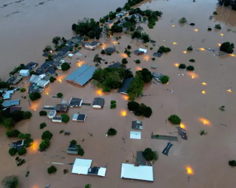 Heavy rains kill at least 10 in southern Brazil, governor warns of historic disaster