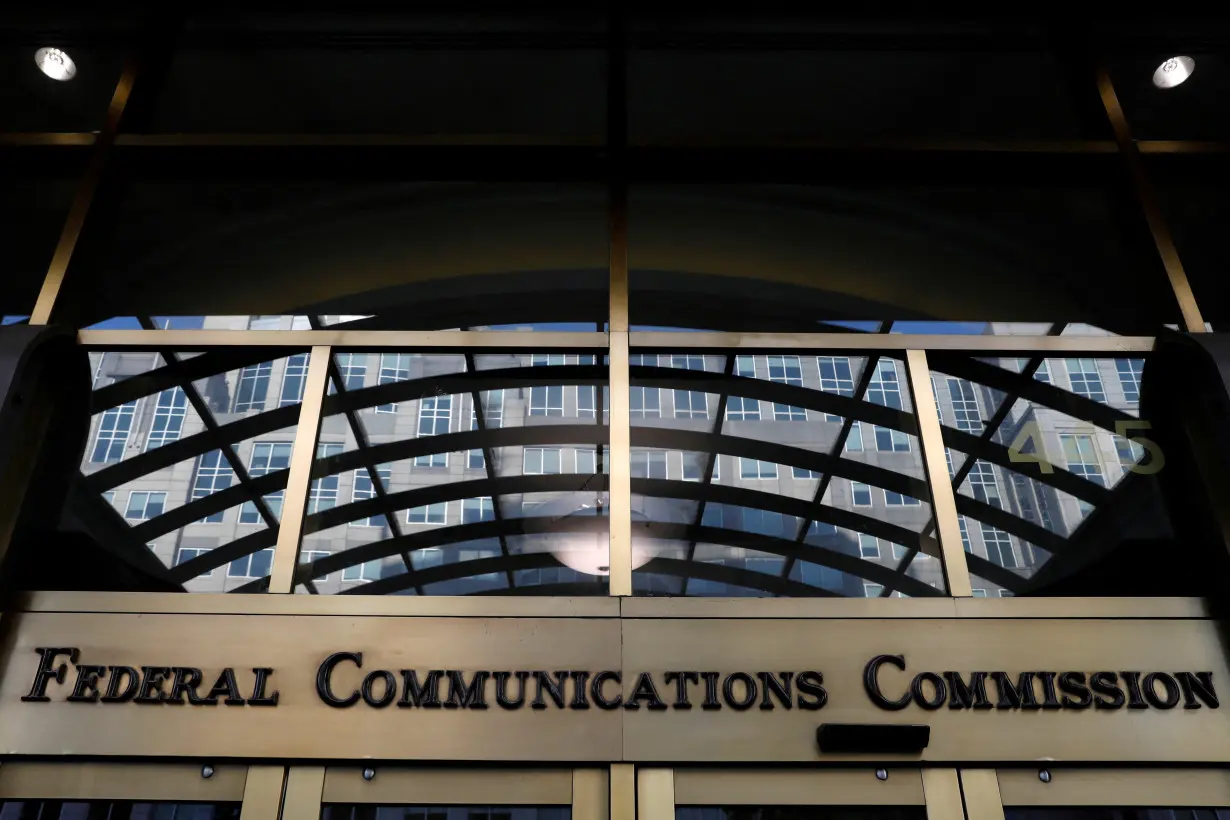 FILE PHOTO: Headquarters of the Federal Communications Commission in Washington, D.C.