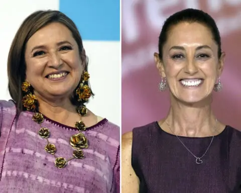 Mexico's presidential front-runner walks a thin, tense line in following outgoing populist