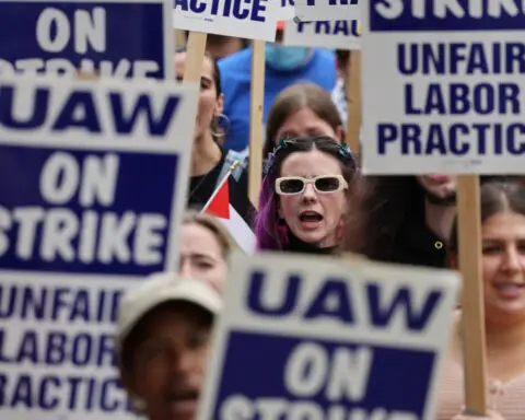 California academic workers strike in support of pro-Palestinian protests