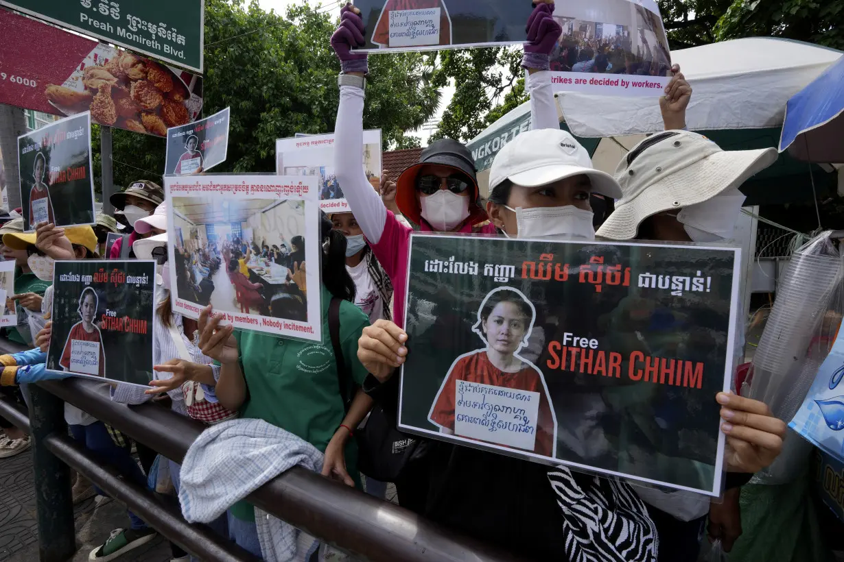 Cambodia's Supreme Court upholds the 2-year prison sentence of a casino strike leader