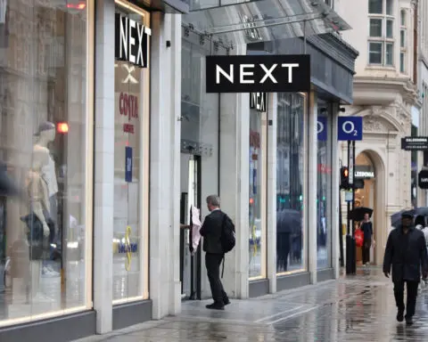 Britain's Next keeps profit guidance after first-quarter sales rise