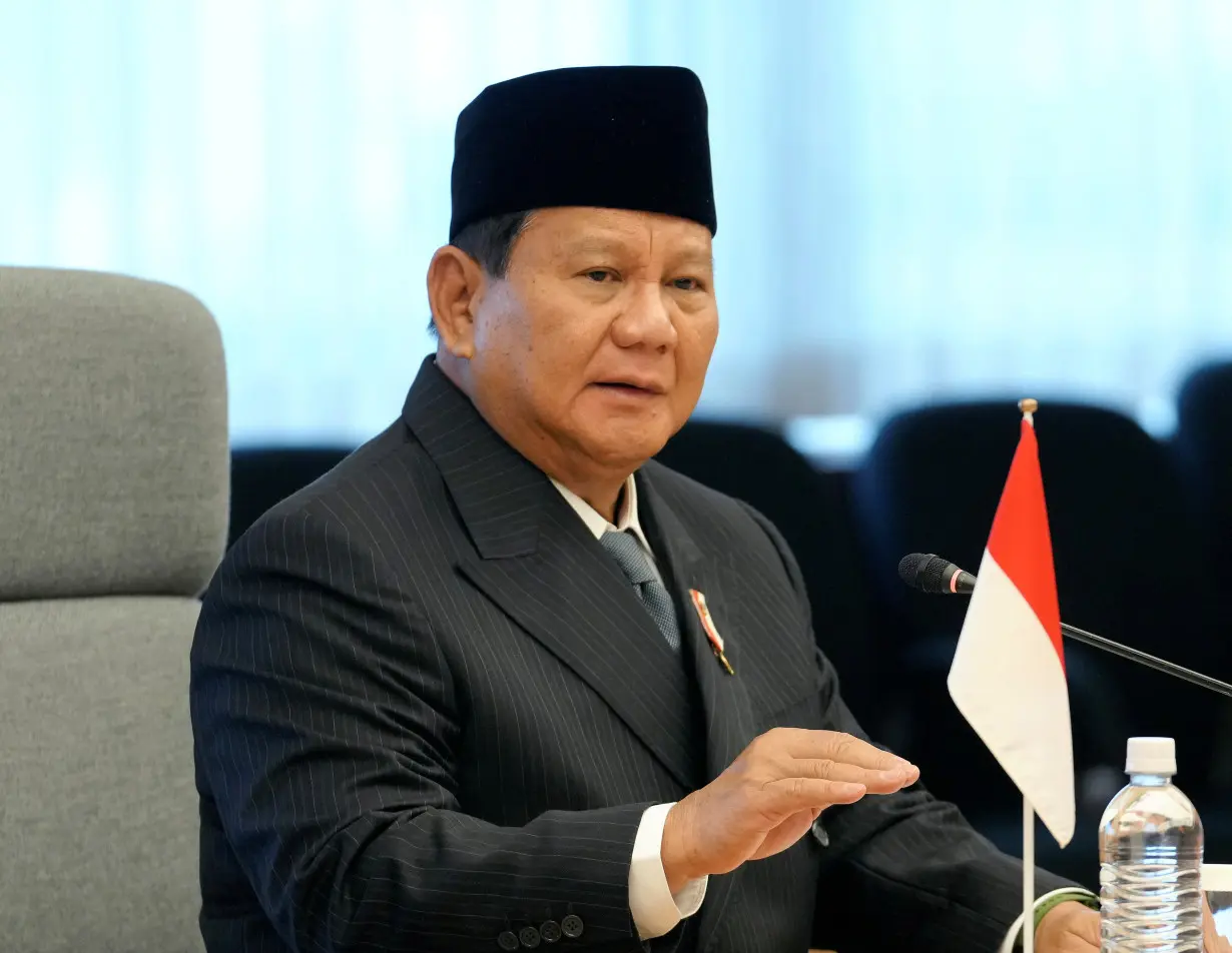 Indonesia's President-elect Prabowo Subianto visits Japan