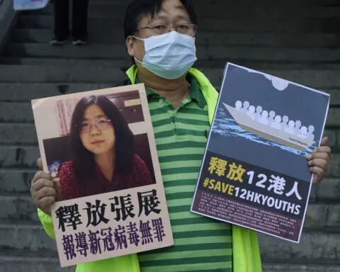 A citizen journalist imprisoned for 'provoking trouble' by reporting on COVID in China is released