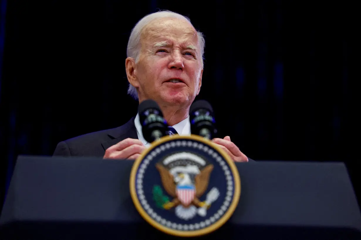 FILE PHOTO: U.S. President Biden visits Israel amid the ongoing conflict between Israel and Hamas