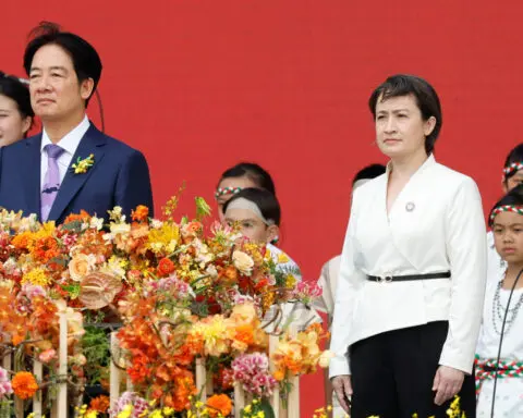 New Taiwanese president calls on China to stop its threats
