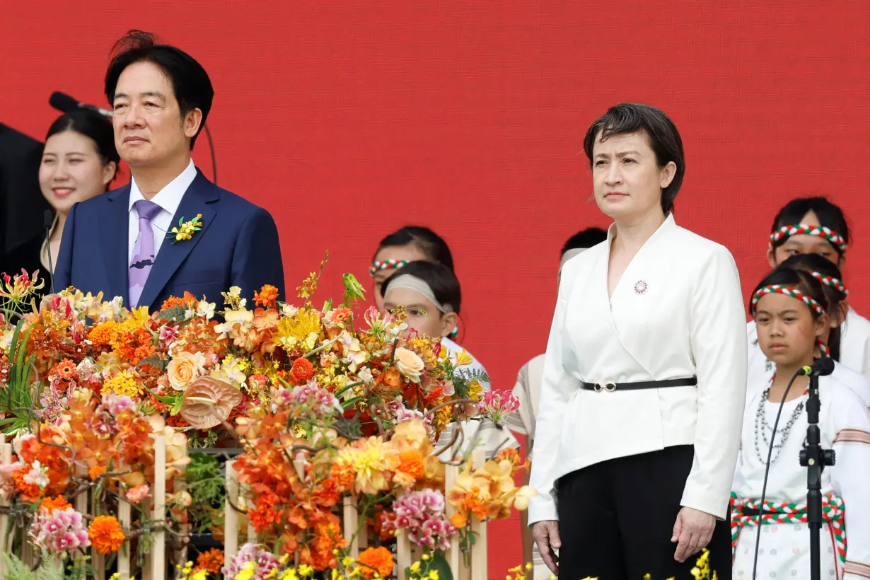 Taiwan's new President Lai Ching-te's inauguration ceremony at the Presidential office building in Taipei