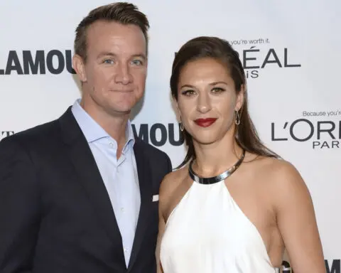 Retired U.S. soccer star Carli Lloyd announces she and her husband are expecting baby in October