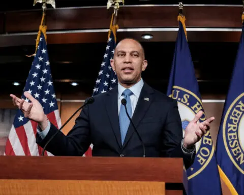 Democrat Hakeem Jeffries steps up as House Republicans roast Johnson