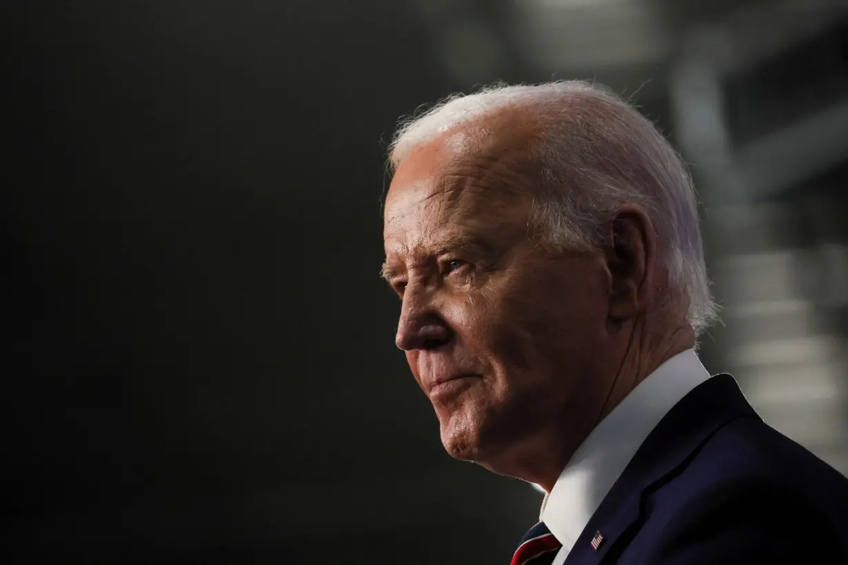 U.S. President Biden visits the Westwood Park YMCA, in Nashua