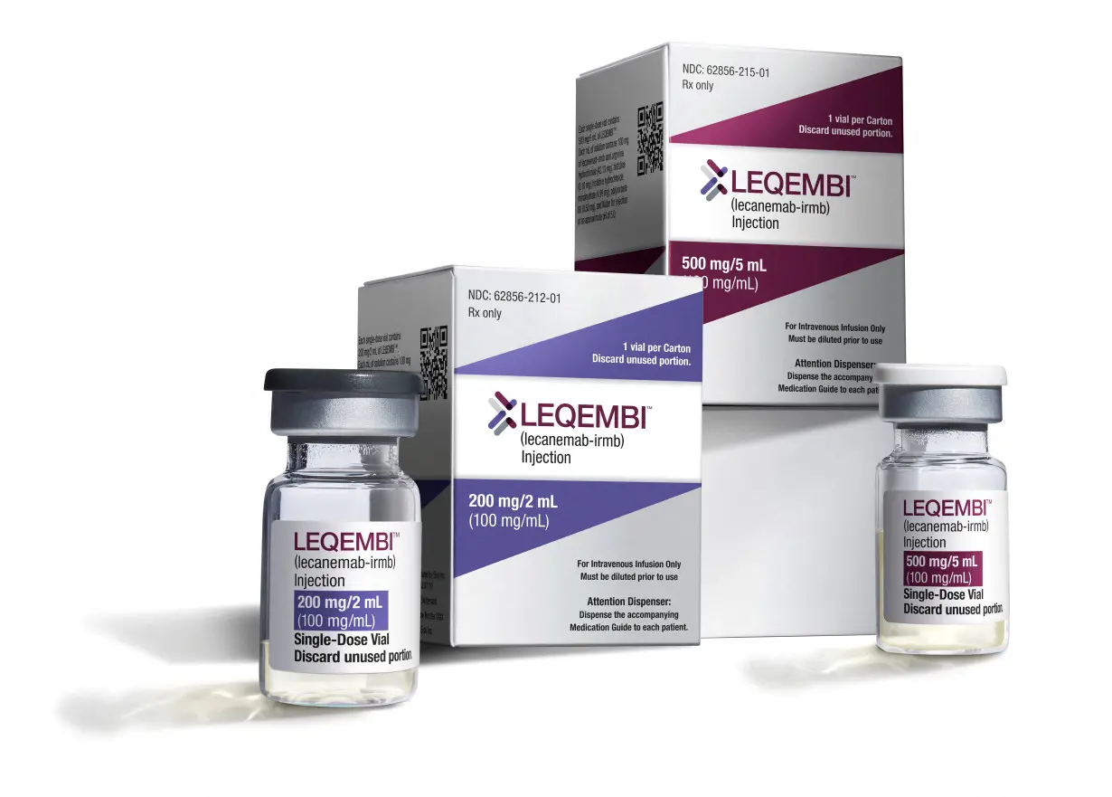 FILE PHOTO: Handout image shows Alzheimer's drug LEQEMBI