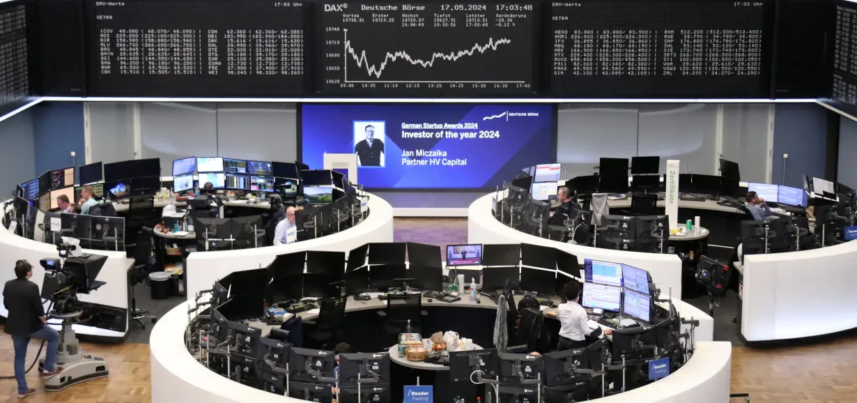 German share price index DAX graph is pictured at the stock exchange in Frankfurt