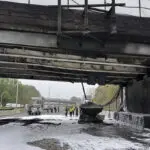 Traffic snarled as workers begin removing bridge over I-95 following truck fire in Connecticut