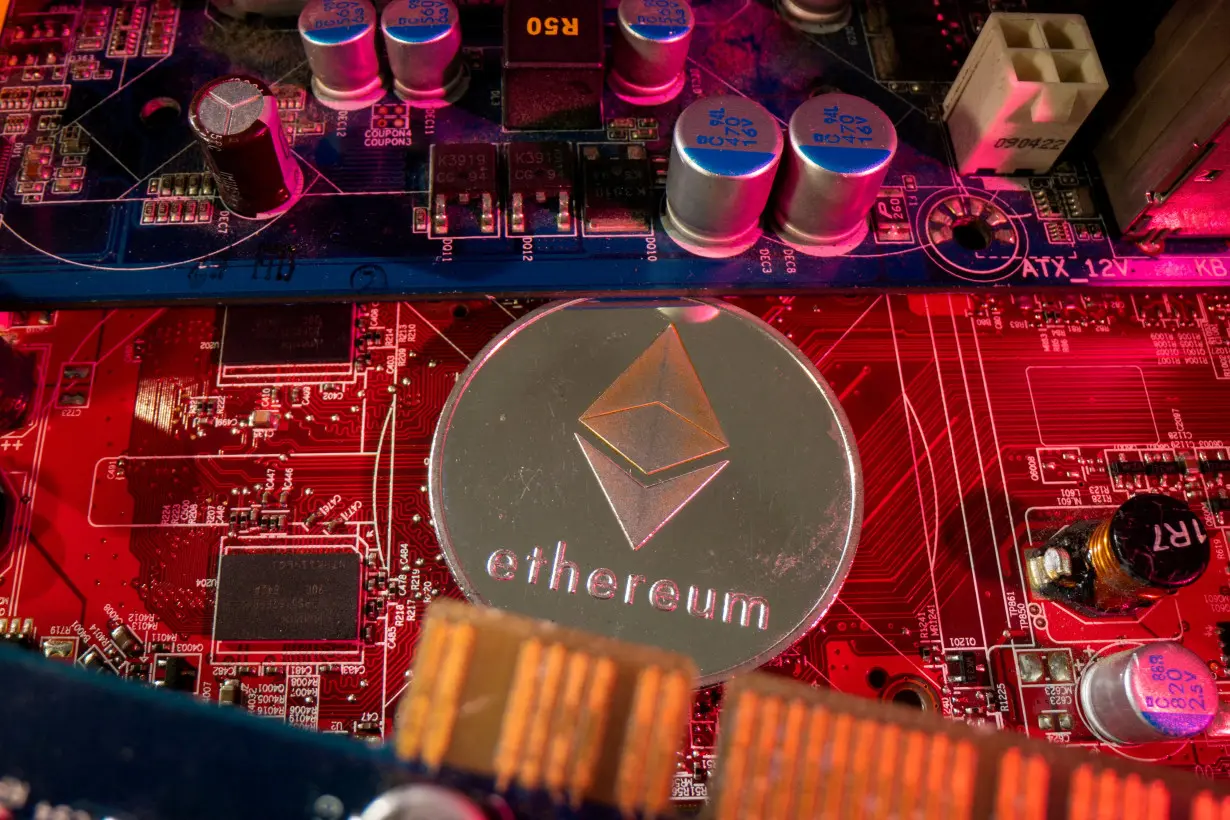 FILE PHOTO: Illustration shows representation of cryptocurrency Ethereum