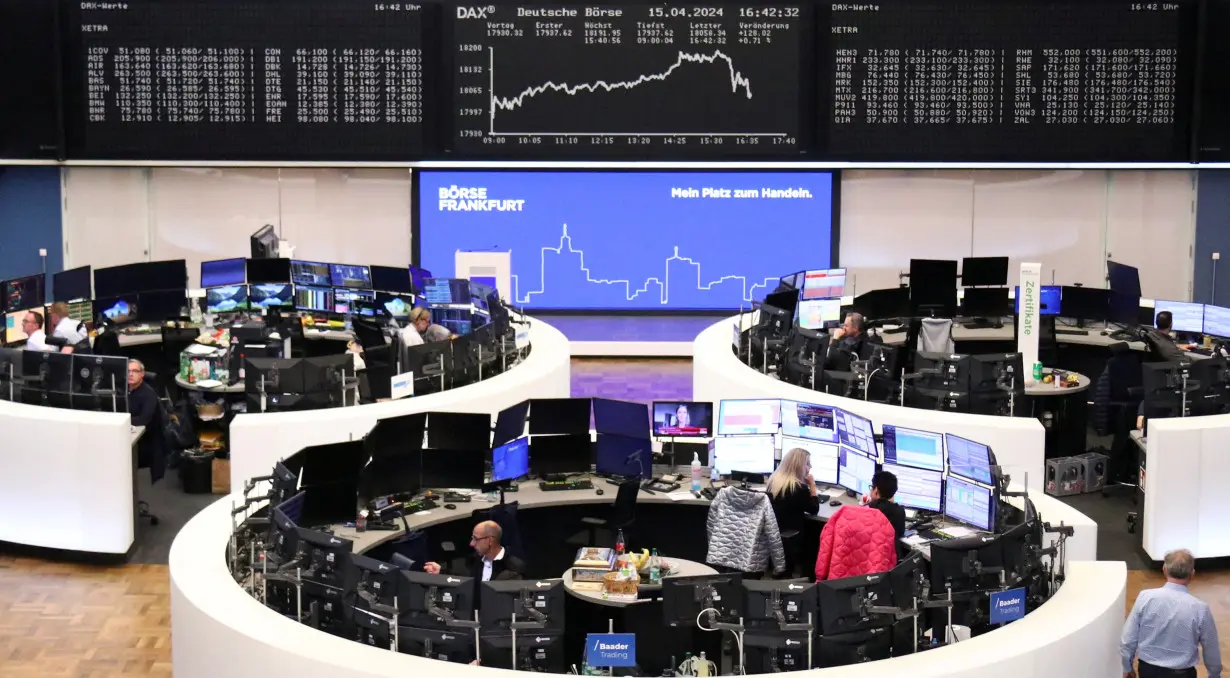 German share price index DAX graph is pictured at the stock exchange in Frankfurt