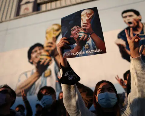 Soccer-Maradona's children call for moving body to mausoleum for safety and tribute