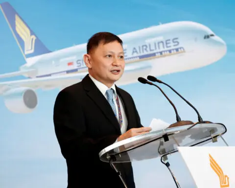 Singapore Airlines CEO says travel out of China not yet recovered