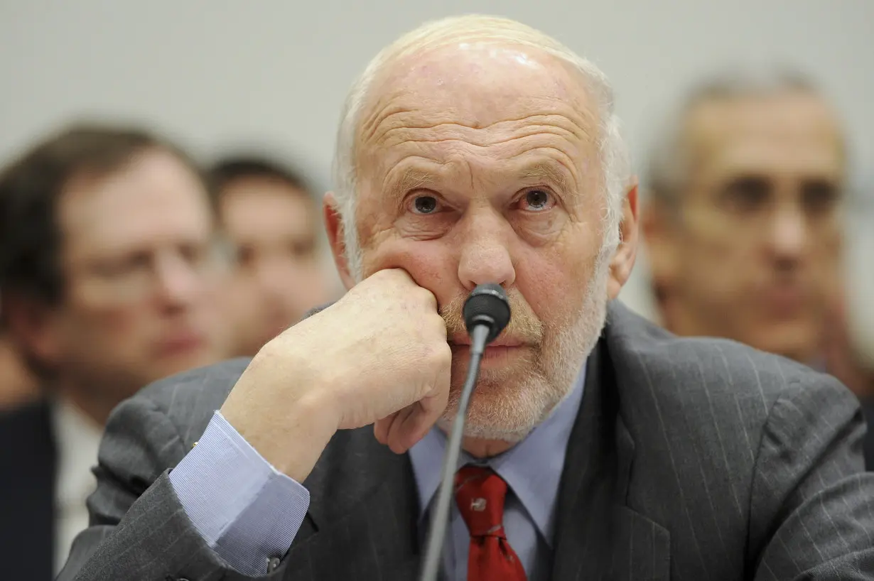 Simons testifies before a US House Oversight and Government Reform Committee hearing on the regulation of hedge funds, on Capitol Hill in Washington