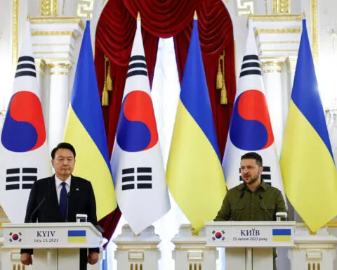 South Korea's president promises to keep up Ukraine support