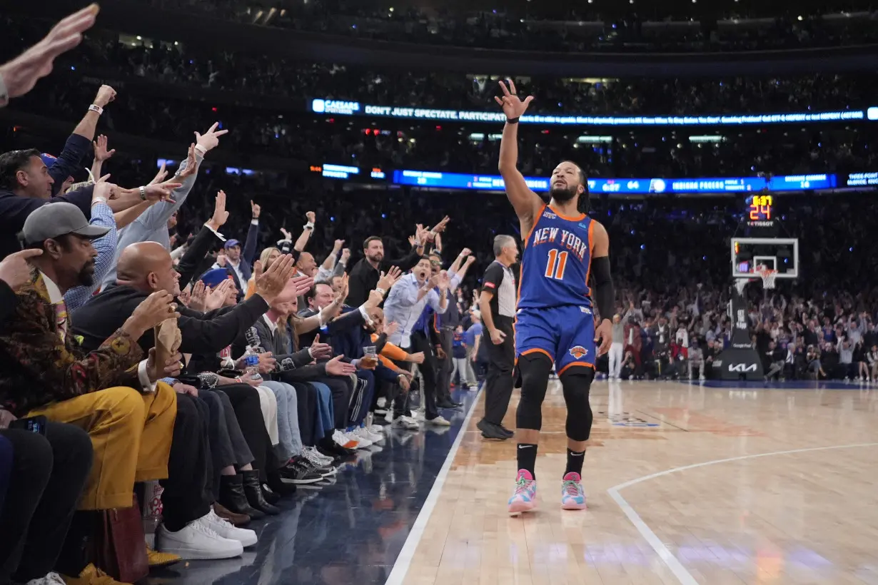 APTOPIX Pacers Knicks Basketball