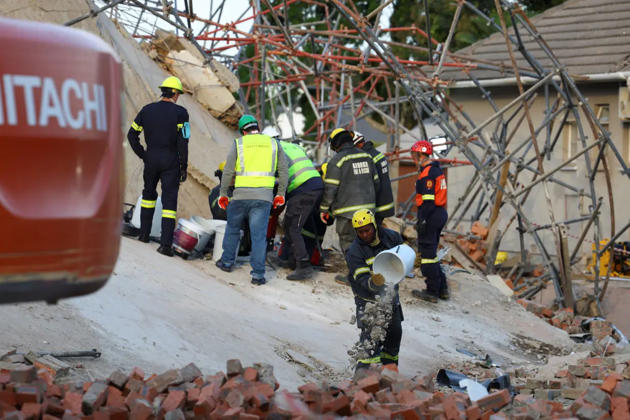 LA Post: Rescuers search for survivors after South Africa building collapses