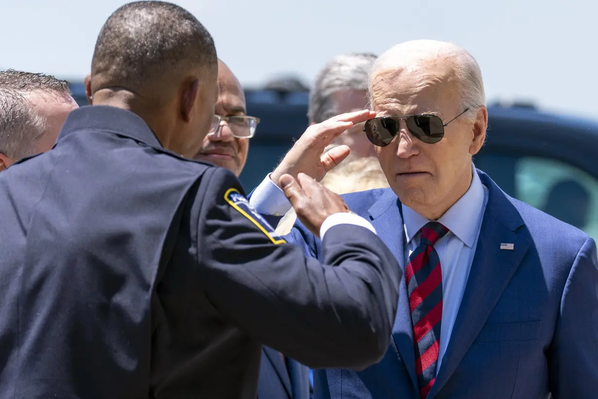 LA Post: Biden, after meeting with families of officers killed in NC, says the nation is grieving with them