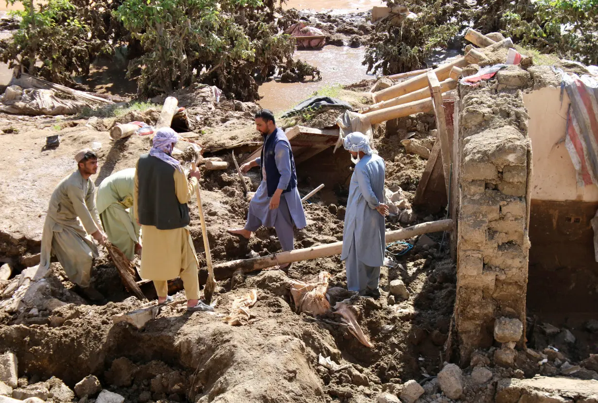 Flood in Firozkoh, capital city of Ghor Province in Afghanistan