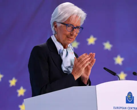 ECB's Lagarde says inflation more likely to ease but risks both ways