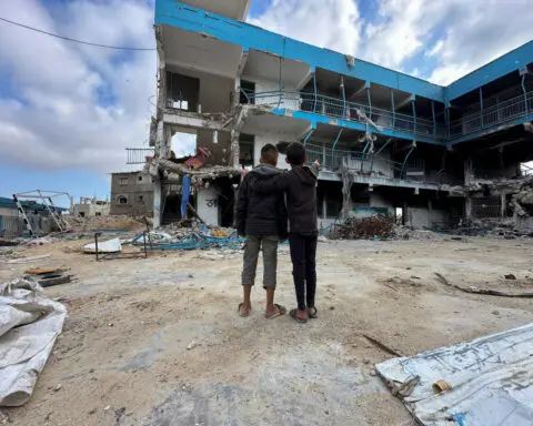 Gaza children yearn for their school days before conflict