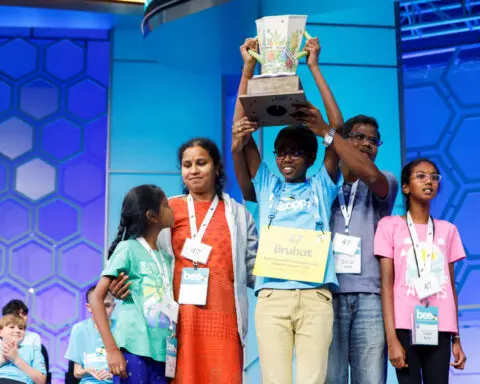 Bruhat Soma, 12, wins US national spelling bee in a spell-off