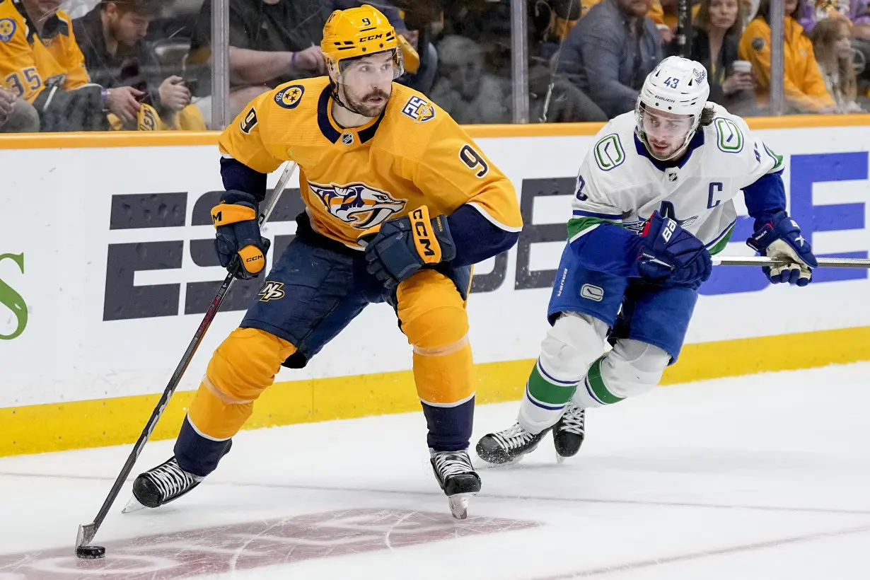 LA Post: Canucks advance to 2nd round, beating Predators 1-0 in Game 6 on Pius Suter's late goal