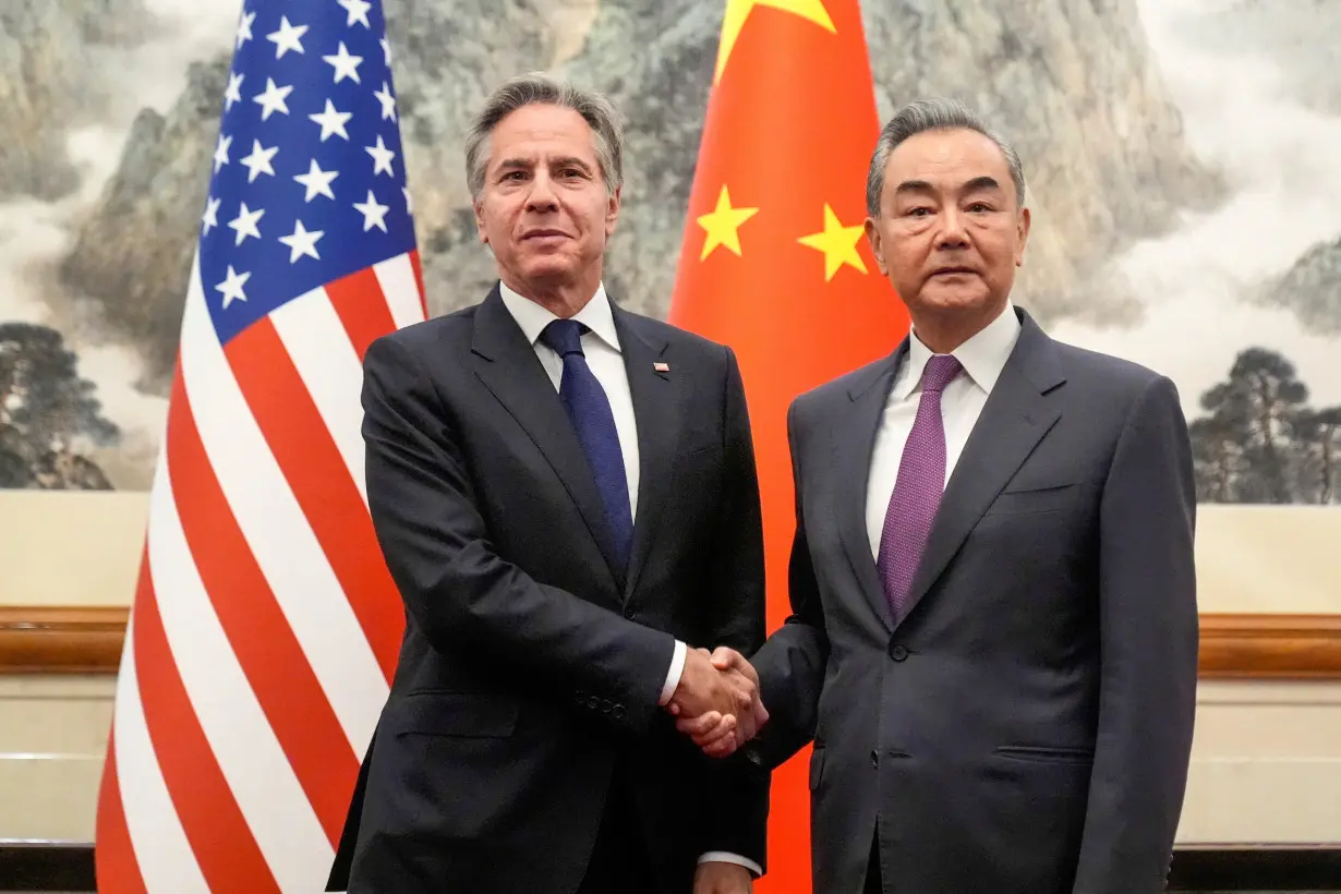 FILE PHOTO: U.S. Secretary of State Blinken visits China