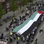 Thousands of pro-Palestinian protesters march in Malmo against Israel's Eurovision participation